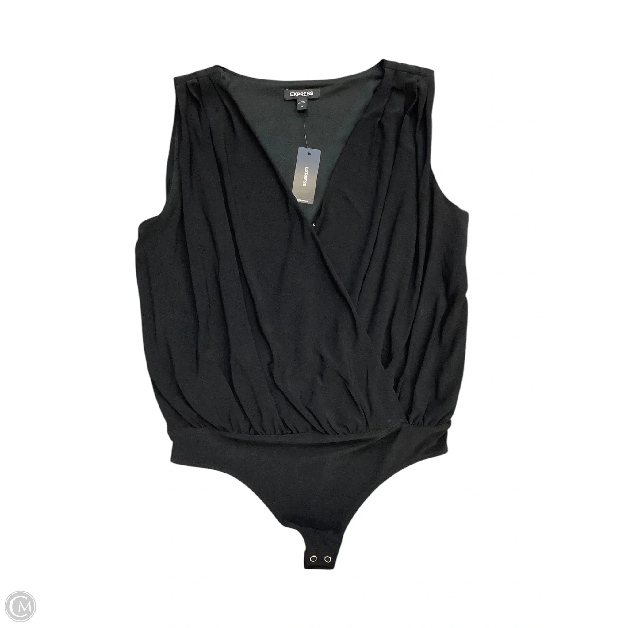 Bodysuit By Express In Black, Size: M couture bodysuit slim fit bodysuit