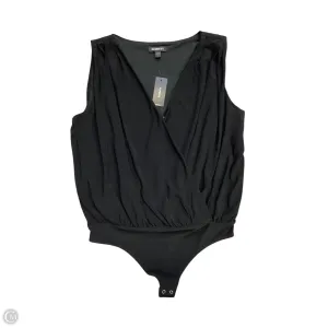 Bodysuit By Express In Black, Size: M couture bodysuit slim fit bodysuit