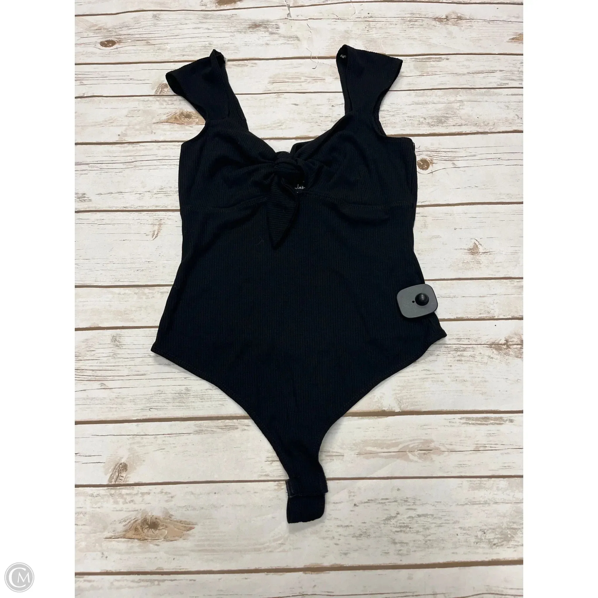 Bodysuit By Lulus In Black, Size: M one shoulder bodysuit