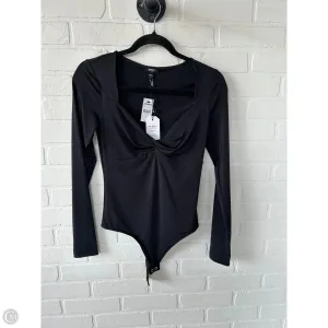 asymmetrical bodysuit Bodysuit By Express In Black, Size: S