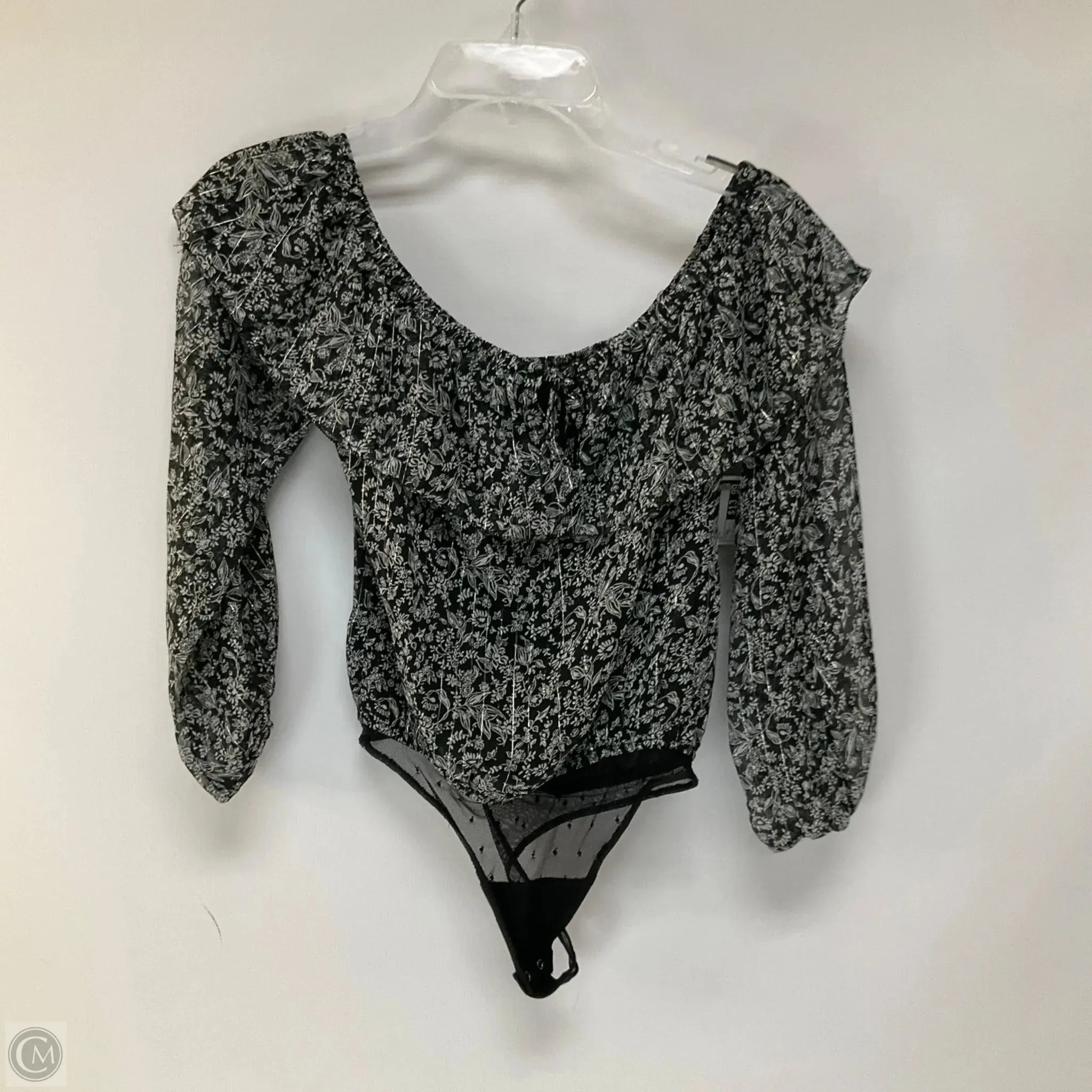 silver bodysuit wedding bodysuit Bodysuit By Abercrombie And Fitch In Black, Size: Xs