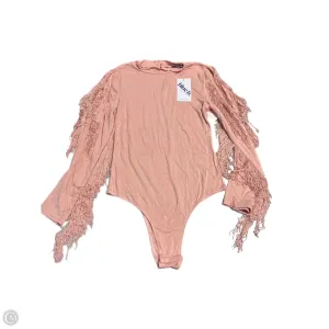 brown bodysuit Bodysuit By Blue B In Pink, Size: M