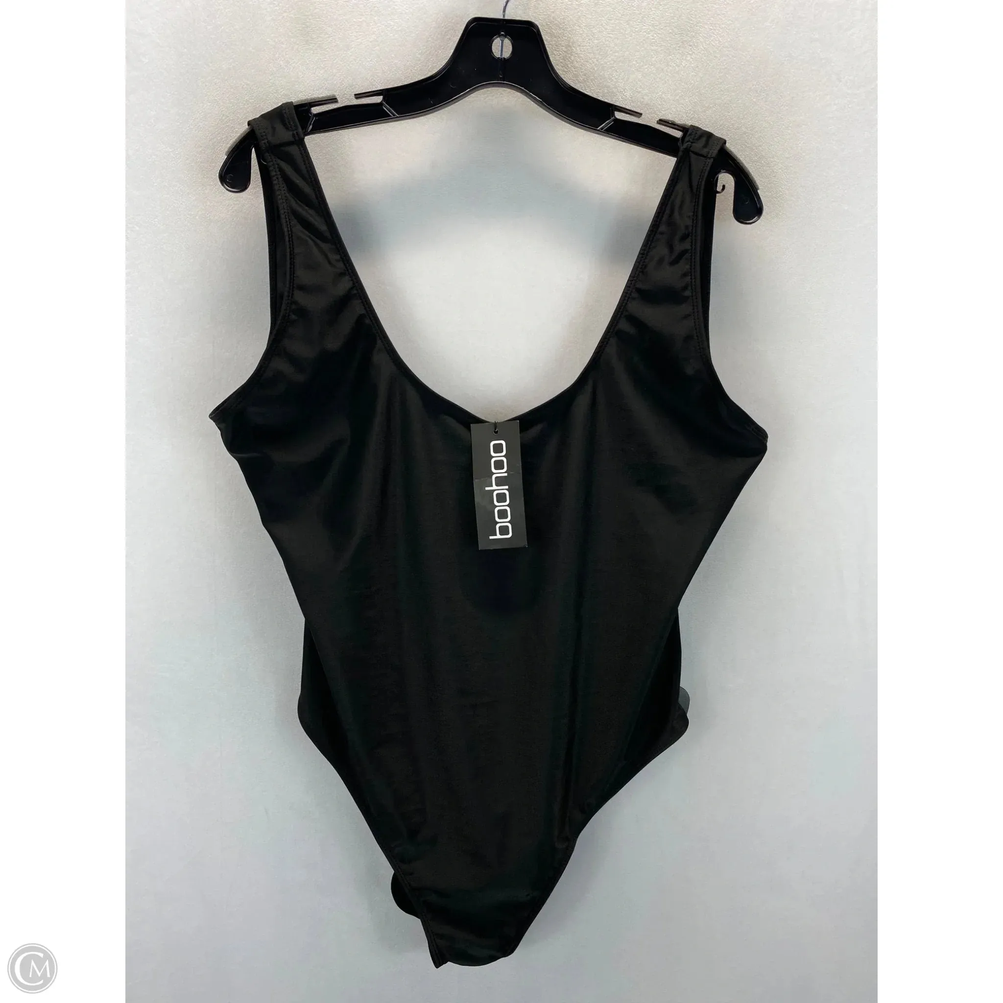 organic cotton bodysuit two piece bodysuit Bodysuit By Boohoo Boutique In Black, Size: 16