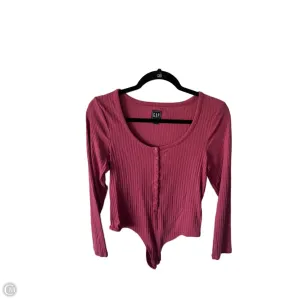 Bodysuit By Gap In Pink, Size: L street style bodysuit bodycon bodysuit