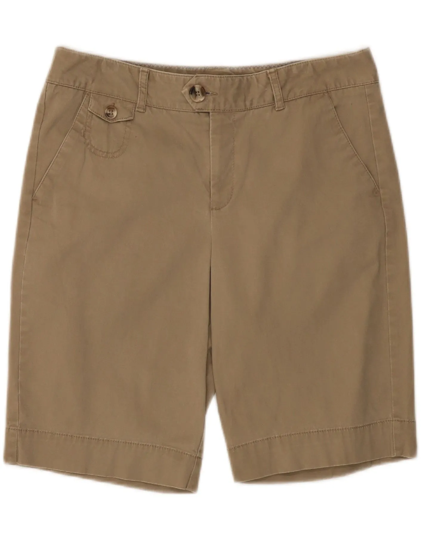 Snag Resistant Fabric DOCKERS Womens Chino Shorts US 10 Large W32  Beige Cotton