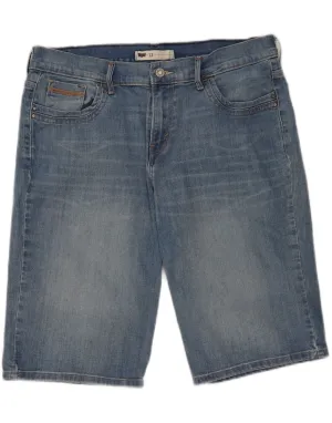 LEVI'S Womens Denim Shorts US 12 Large W34 Blue Cotton Unisex Choice