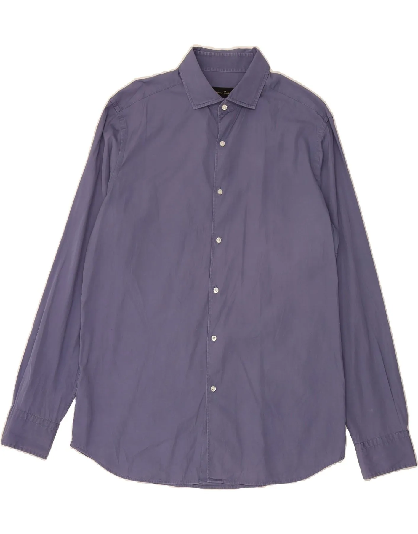 MASSIMO DUTTI Mens Shirt XL Navy Blue Cotton Versatile Styling