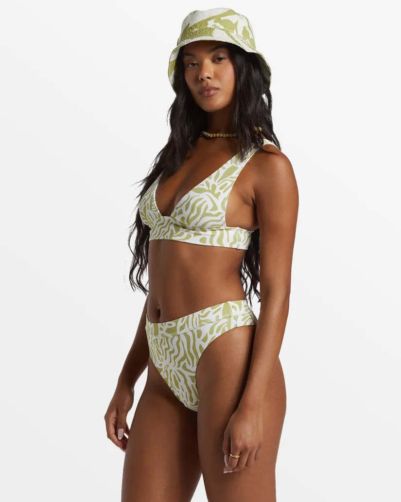 Billabong La Cala High Maya Bottom-Moss Joy Flatlock stitching