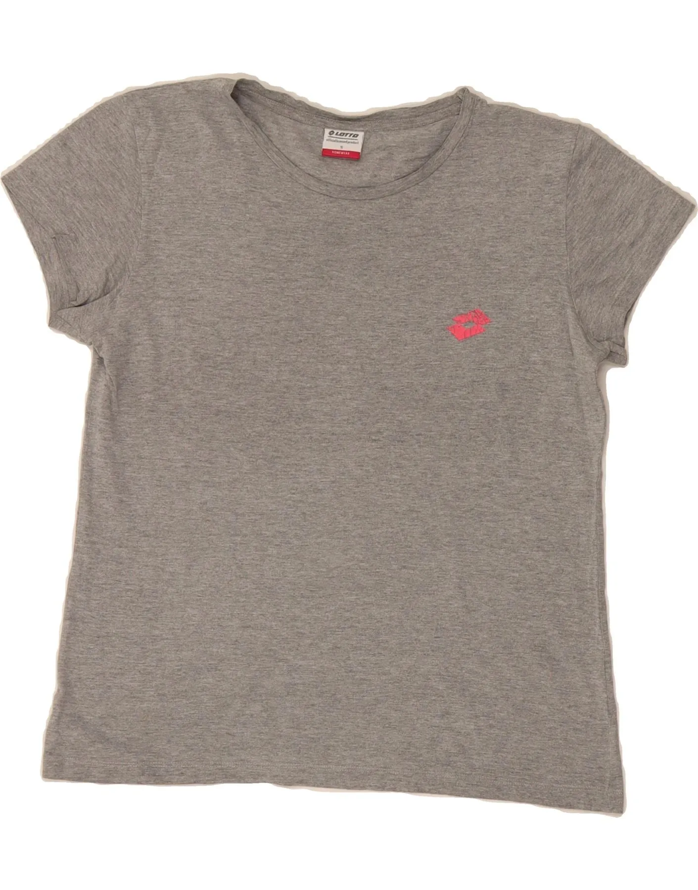 Practical Design LOTTO Womens T-Shirt Top UK 10 Small Grey Cotton