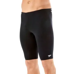 Beach Ready Wear Textured Grip Speedo Endurance Plus Mens Jammer Swim Shorts - Black
