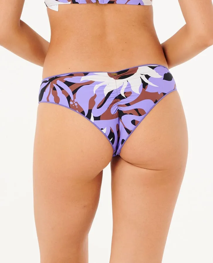 Tropical Prints Tropical Holiday Rip Curl Cala Nights Cheeky Bottom-Multico