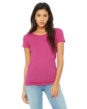 Sleek And Stylish Bella   Canvas B8413 Ladies' Triblend Short-Sleeve T-Shirt