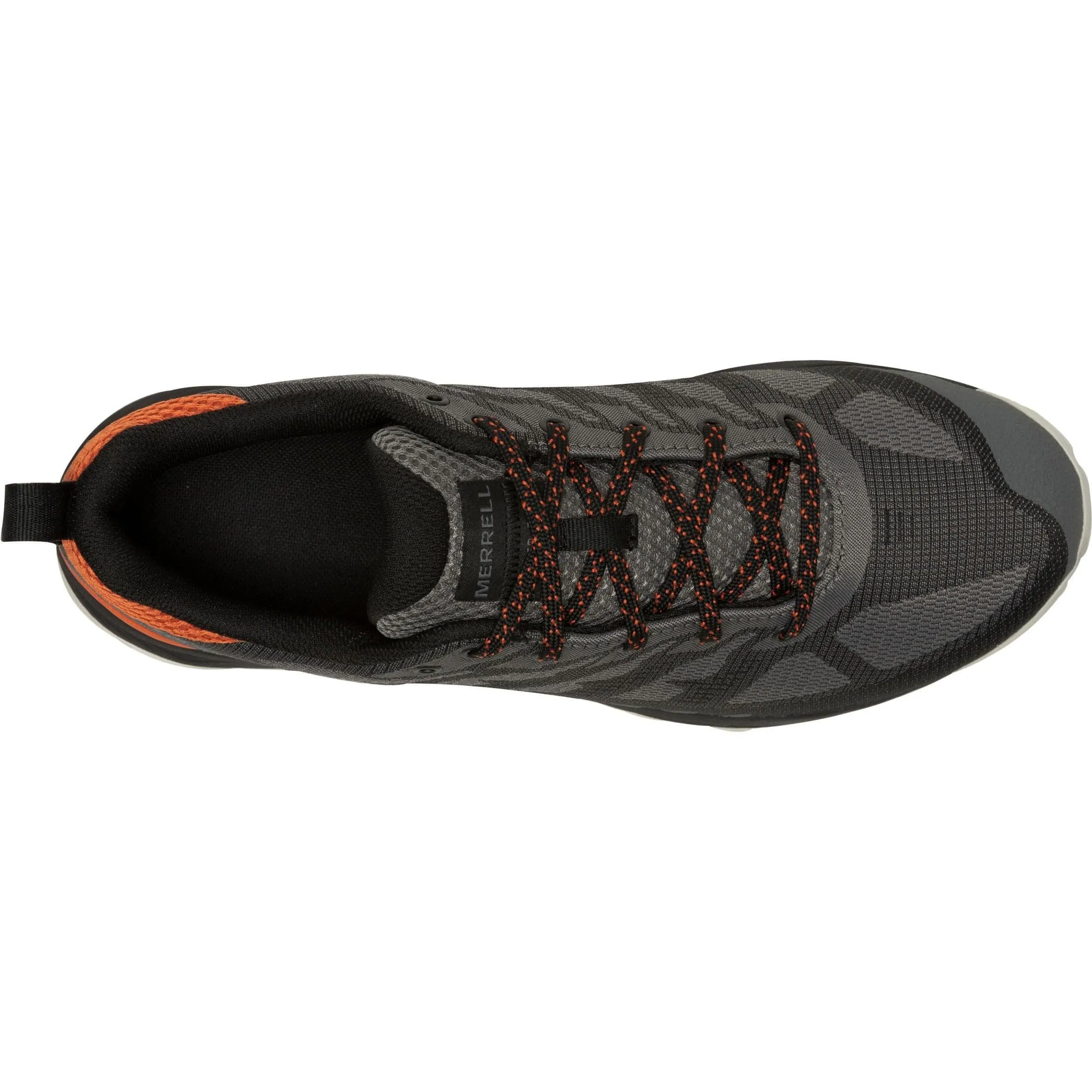 Merrell Speed Eco Waterproof Mens Walking Shoes - Grey Mountain Climb Ready Anti Slip