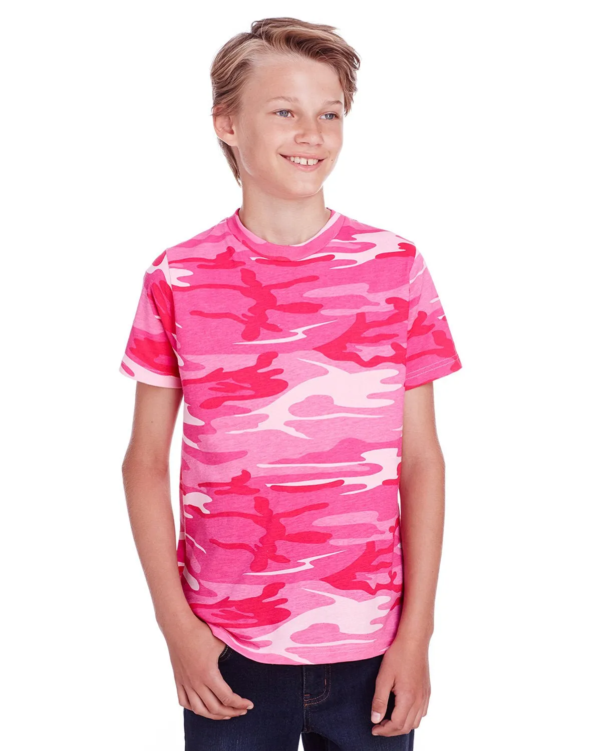 print design Code Five C52207 Youth Camo T-Shirt