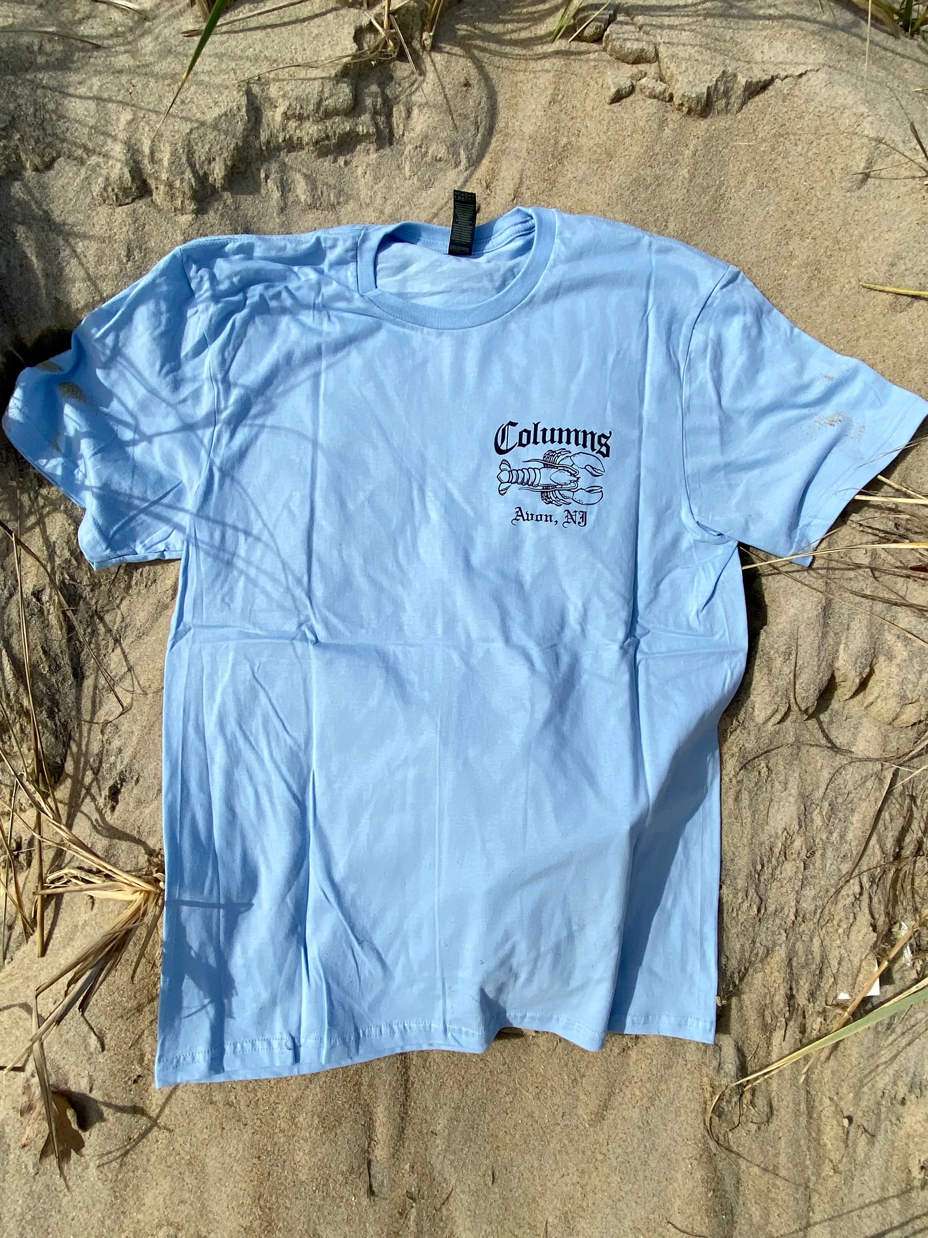 Soft touch finish Col-Bldg T-Shirt Carolina Blue