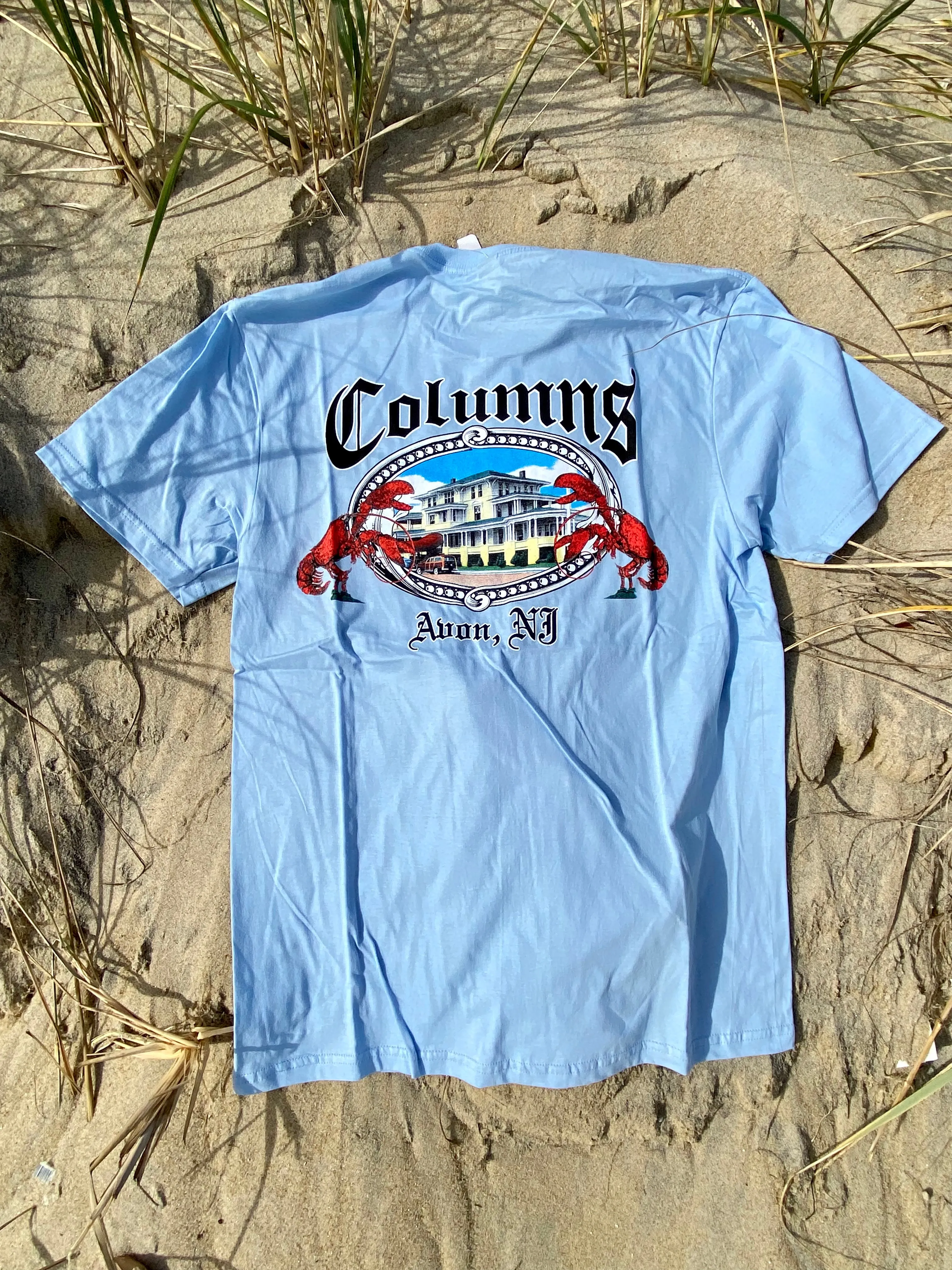 short sleeved Col-Bldg T-Shirt Carolina Blue