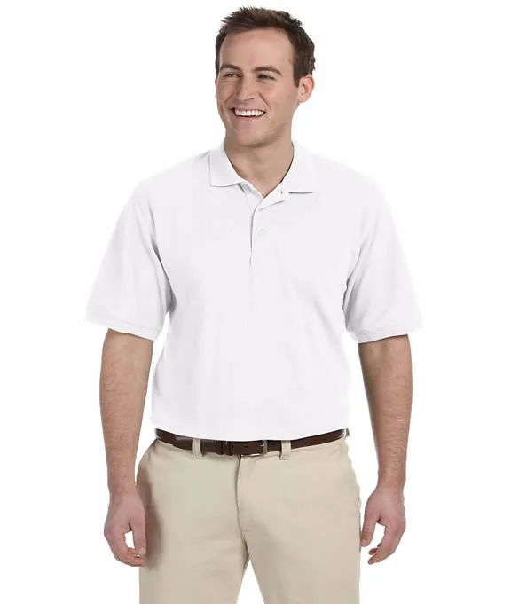 M265 - Harriton Mens 5.6 oz. Easy Blend? Polo Shirt Casual Outfit