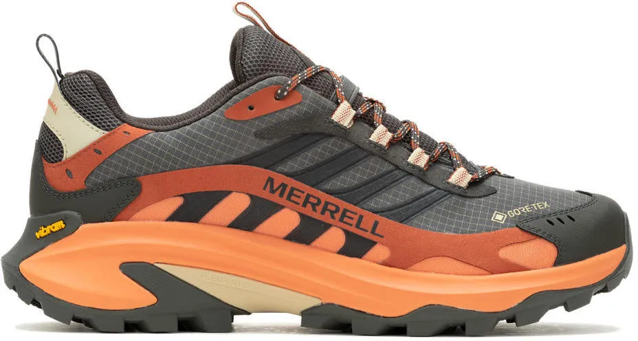 All Season Boots Merrell Moab Speed 2 GORE-TEX Mens Walking Shoes - Grey