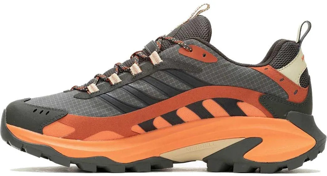 Trail Lifestyle Rock Grip Merrell Moab Speed 2 GORE-TEX Mens Walking Shoes - Grey