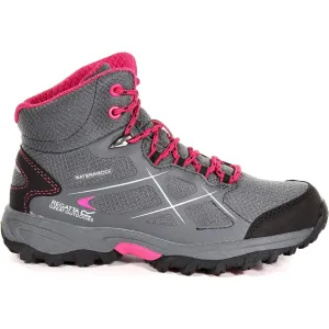 Regatta Kota Mid Junior Waterproof Walking Boots - Grey Natural Terrain Outdoor Trek Fit