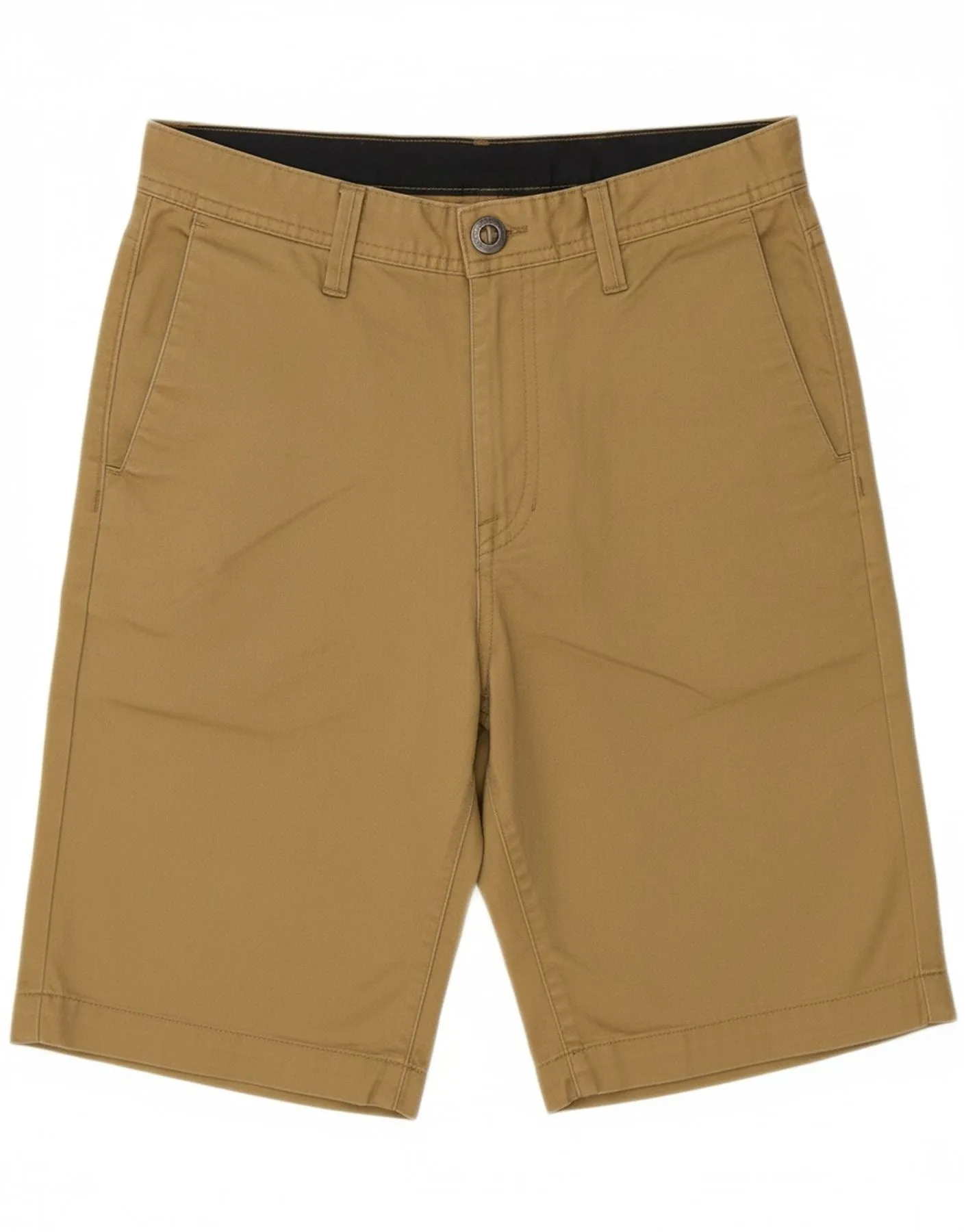 VOLCOM Mens Chino Shorts W29 Small  Khaki Polyester Durable Hemming