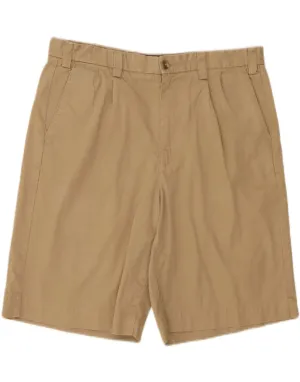 hikers EDDIE BAUER Mens Chino Shorts W36 Large  Beige Cotton