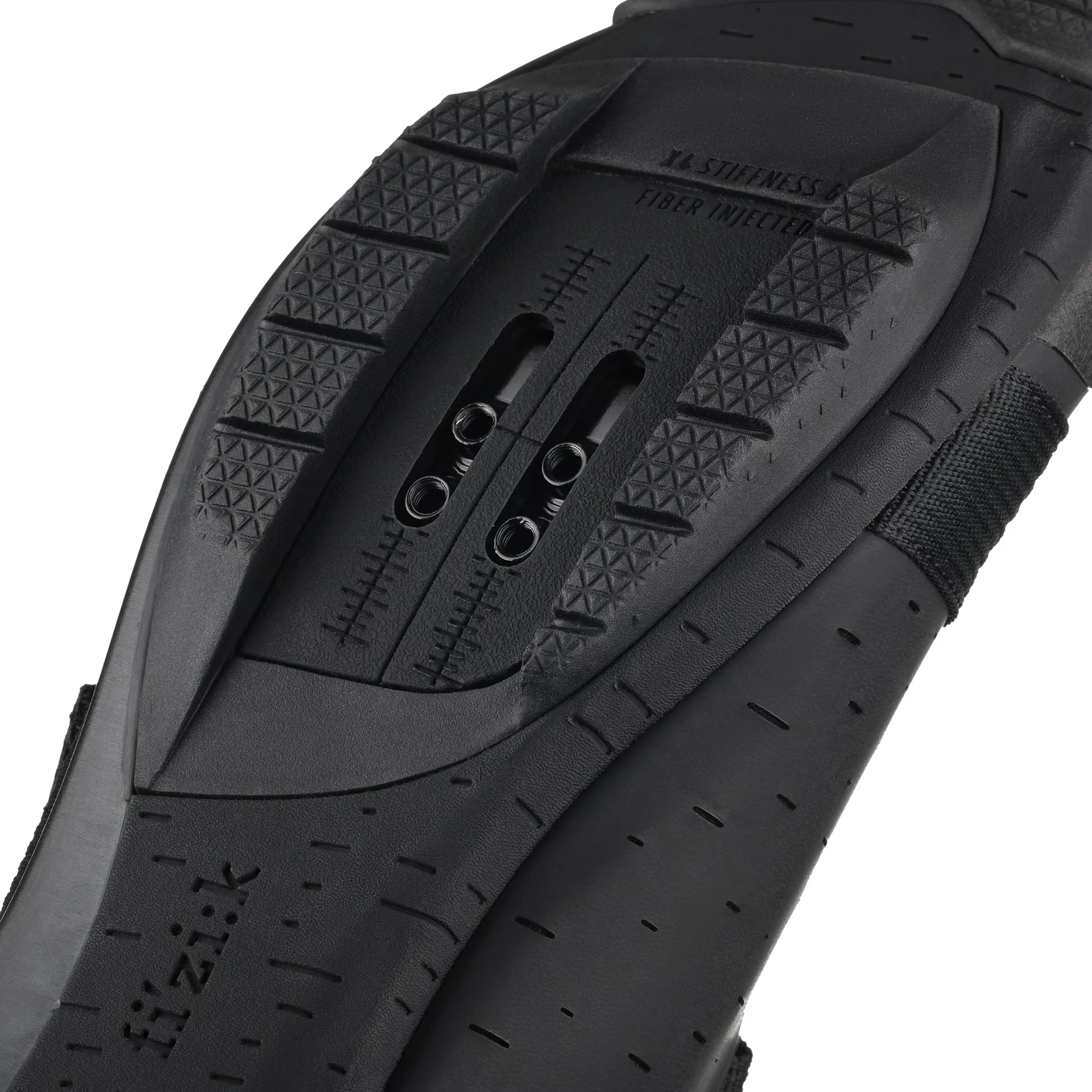 Fizik X4 Terra Powerstrap Mens Road Cycling Shoes - Black Gel Cushioning Simple Match