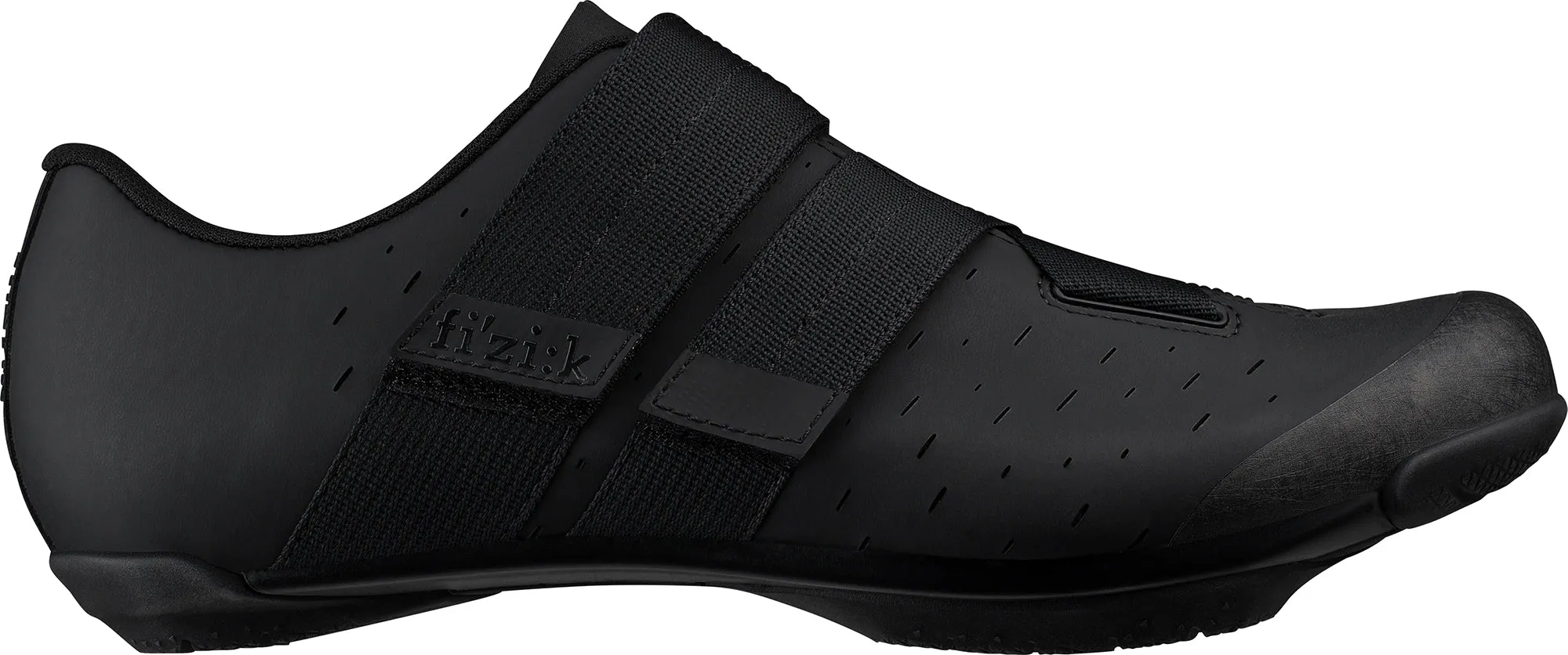 Fizik X4 Terra Powerstrap Mens Road Cycling Shoes - Black LeatherUpper
