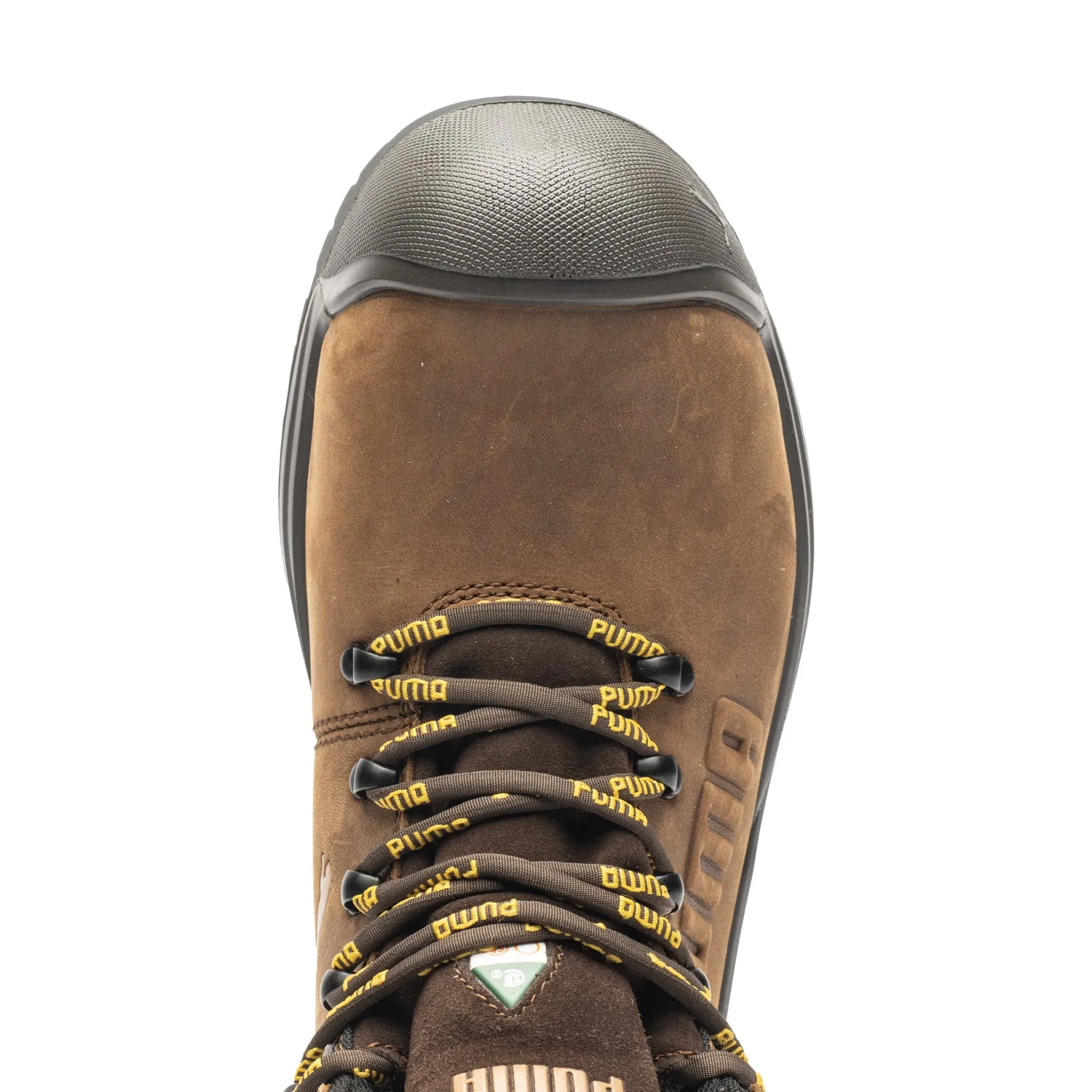 Puma Iron Brown Men's 6" Waterproof Composite Toe Work Boots Waterproof Trekking Mud Traction