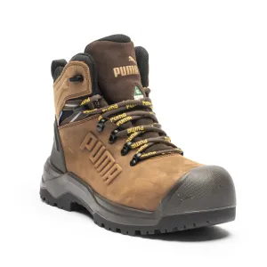 Puma Iron Brown Men's 6" Waterproof Composite Toe Work Boots Climbing Boots Fit Endurance Fit