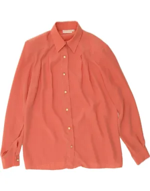 Comfortable Fabric PATRICIA Womens Shirt Blouse UK 10 Small Pink Viscose