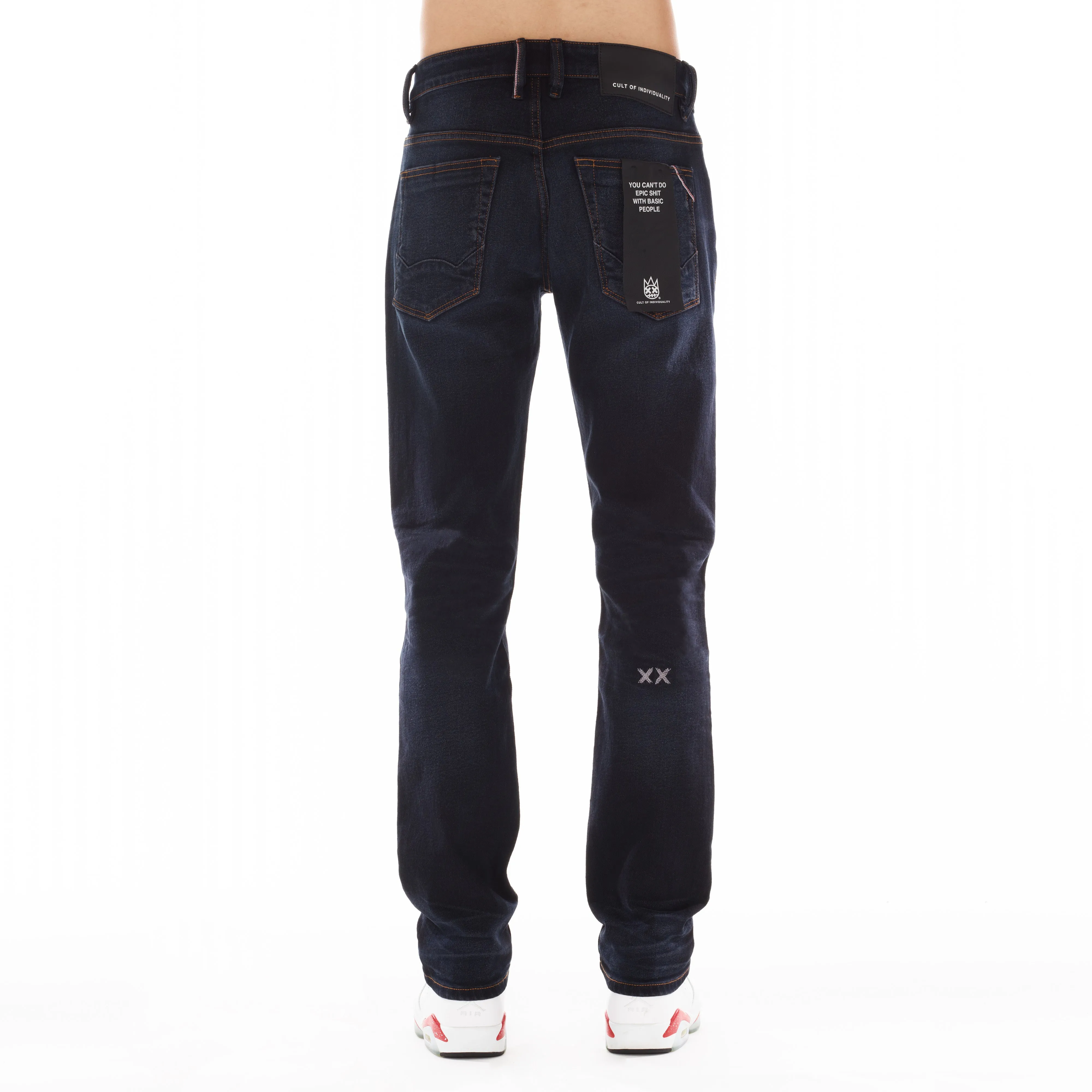Fashion friendly Rocker Slim Jeans in Rinse Black ?C Slim Fit Denim
