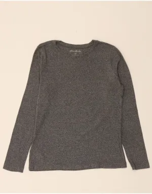 Comfortable fit Cozy Look Wear EDDIE BAUER Womens BEST SELL Long Sleeve UK 14 Large Grey Cotton