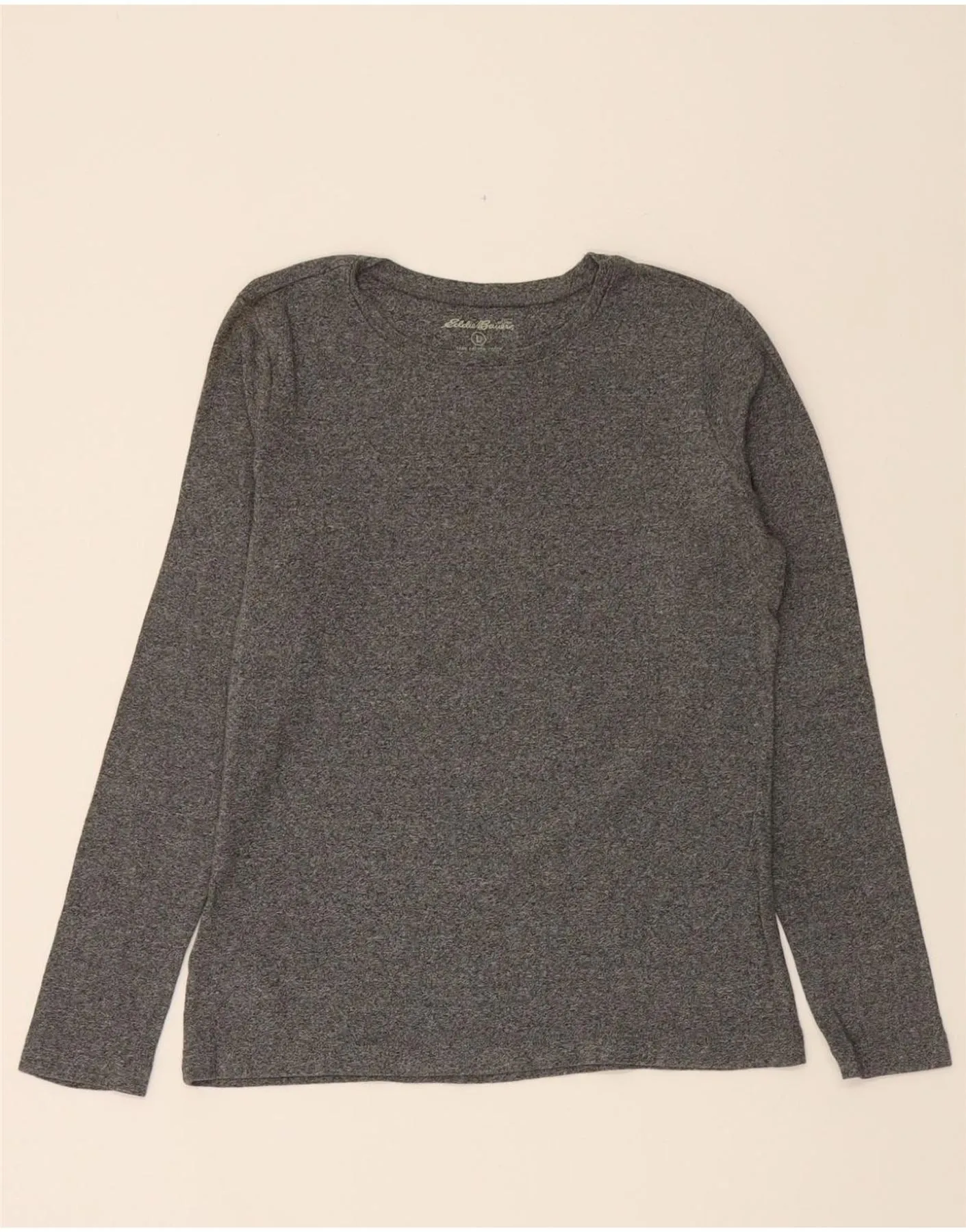 Comfortable fit Cozy Look Wear EDDIE BAUER Womens BEST SELL Long Sleeve UK 14 Large Grey Cotton
