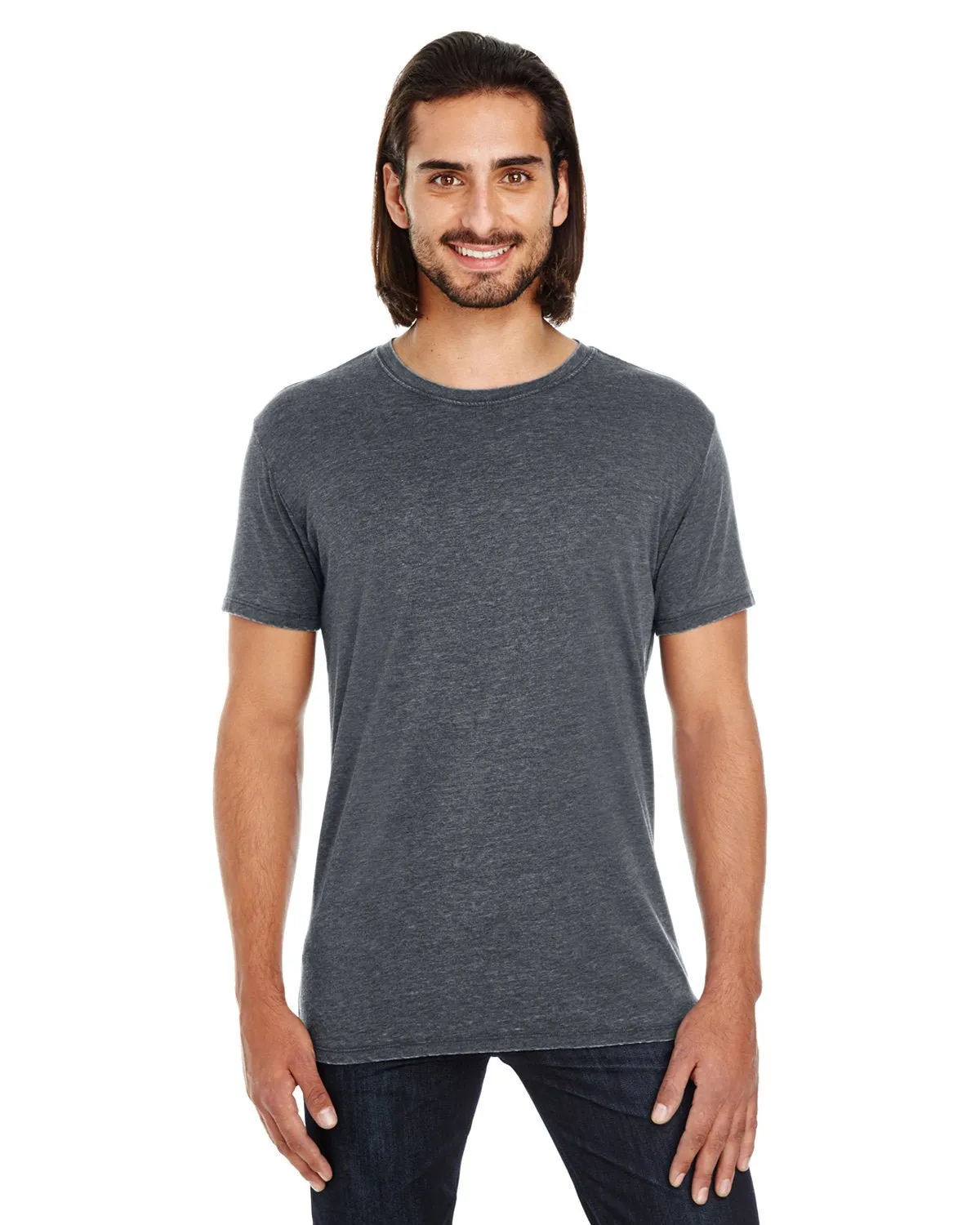 Threadfast Apparel 108A Unisex Vintage Dye Short-Sleeve T-Shirt Breathable touch