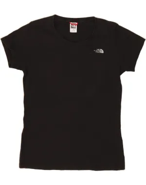 Non Fading Material THE NORTH FACE Womens T-Shirt BEST SELL UK 12 Medium Black Cotton