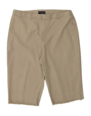 DOCKERS Womens Casual Shorts US 12 Large W32  Beige Cotton Rugged Style Pocket Detail