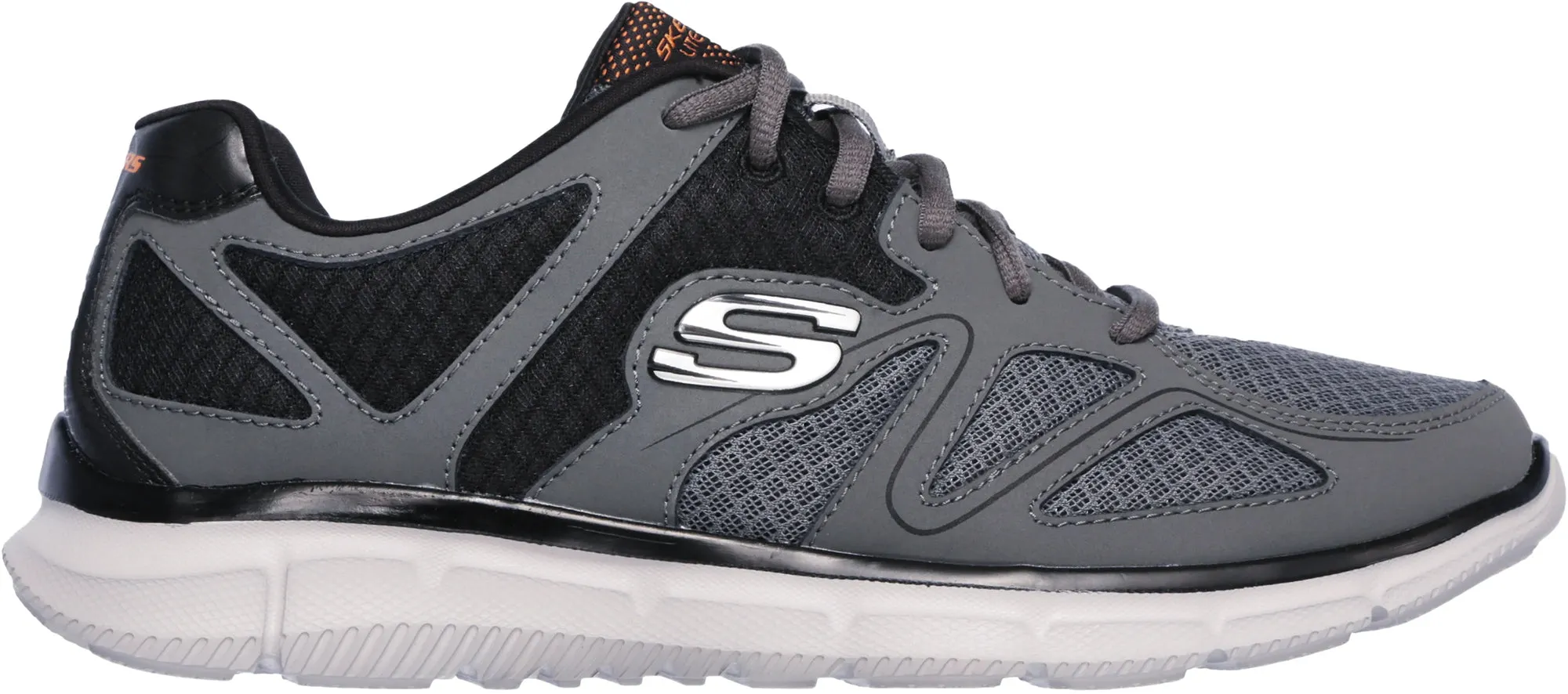 Compression Molded Outsole Shock-absorbent materials Skechers Verse Flash Point Mens Training Shoes - Grey