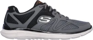 Compression Molded Outsole Shock-absorbent materials Skechers Verse Flash Point Mens Training Shoes - Grey