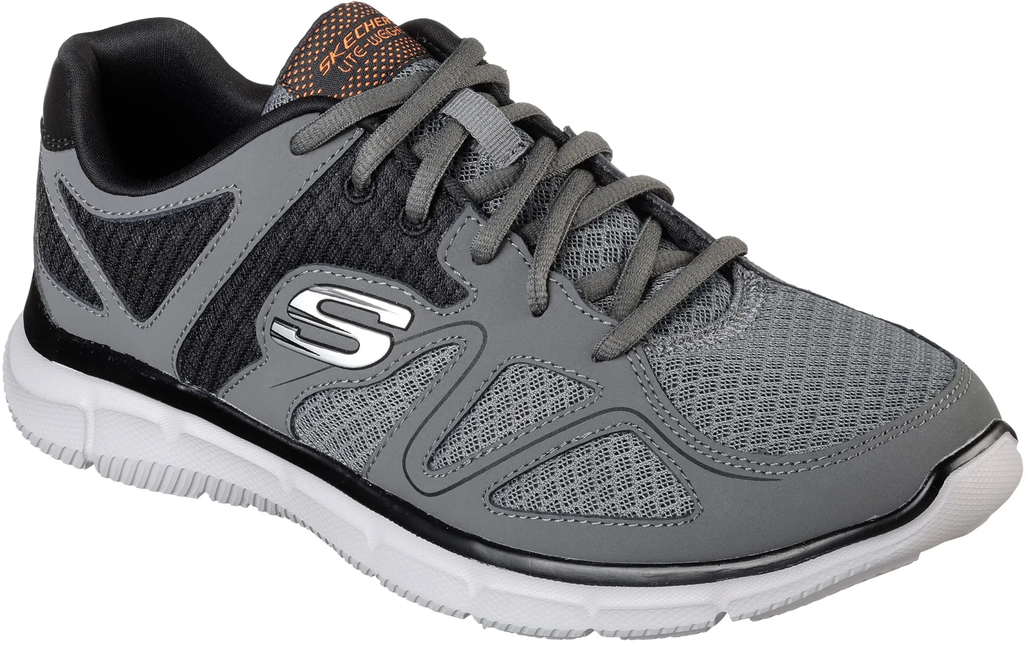 CushionedInsole Step Fit Skechers Verse Flash Point Mens Training Shoes - Grey