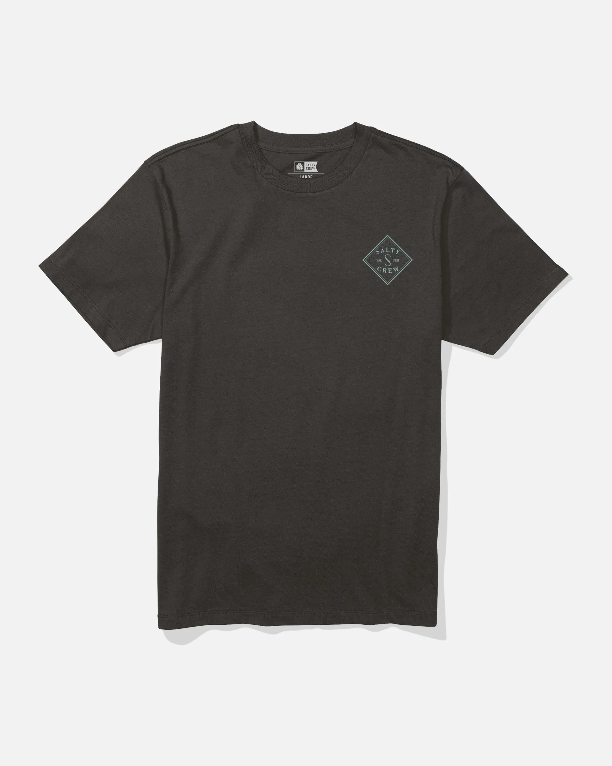 TexturedWeavePattern Tippet Fill Tee - Black