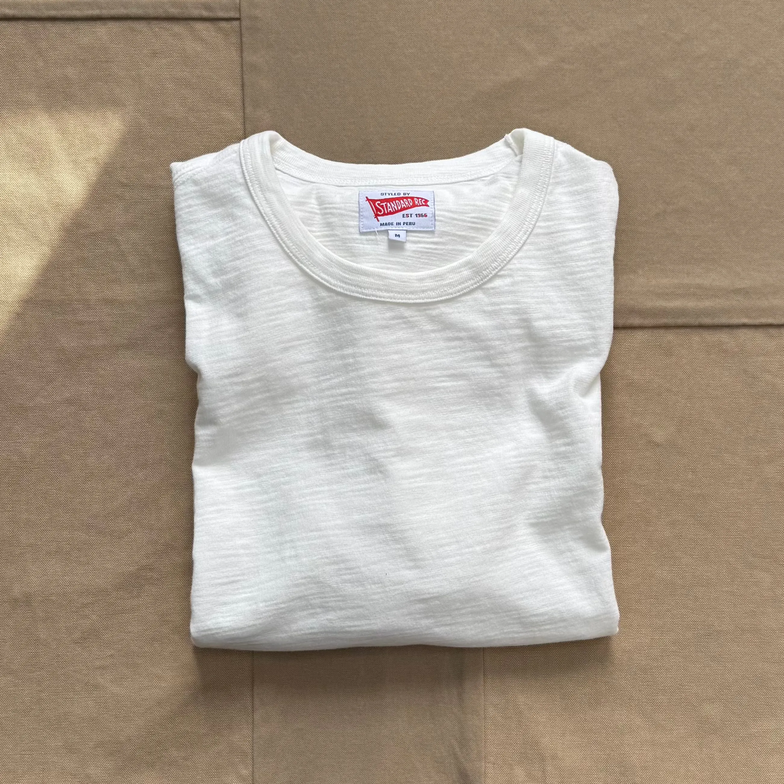 QuickDryTechnology Short Sleeve Slub T-shirt, White
