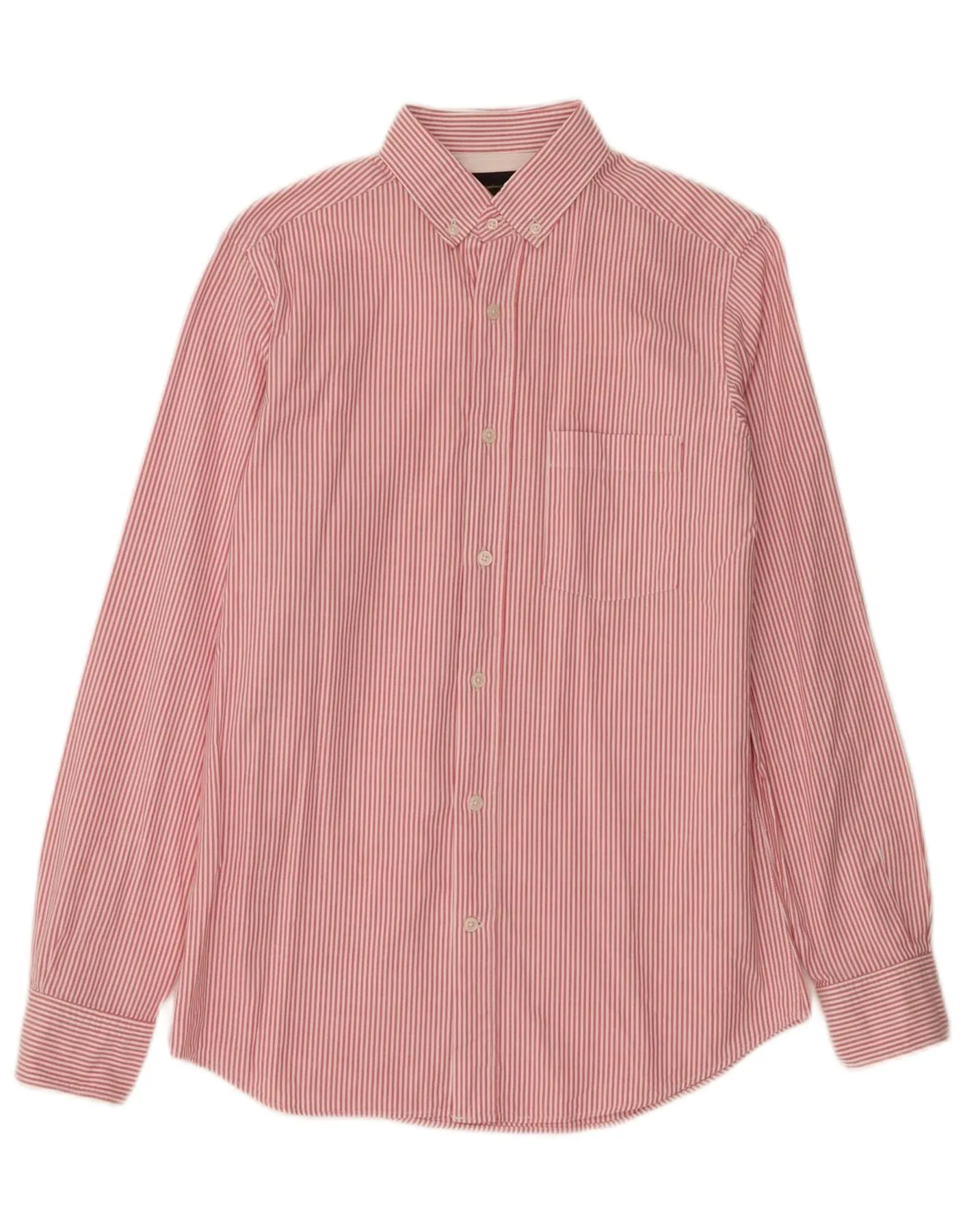 Weekend Outing MASSIMO DUTTI Mens Shirt Small Pink Pinstripe
