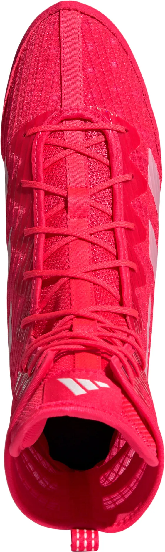 retro look Slip Zone adidas Box Hog 4 Mens Boxing Shoes - Red