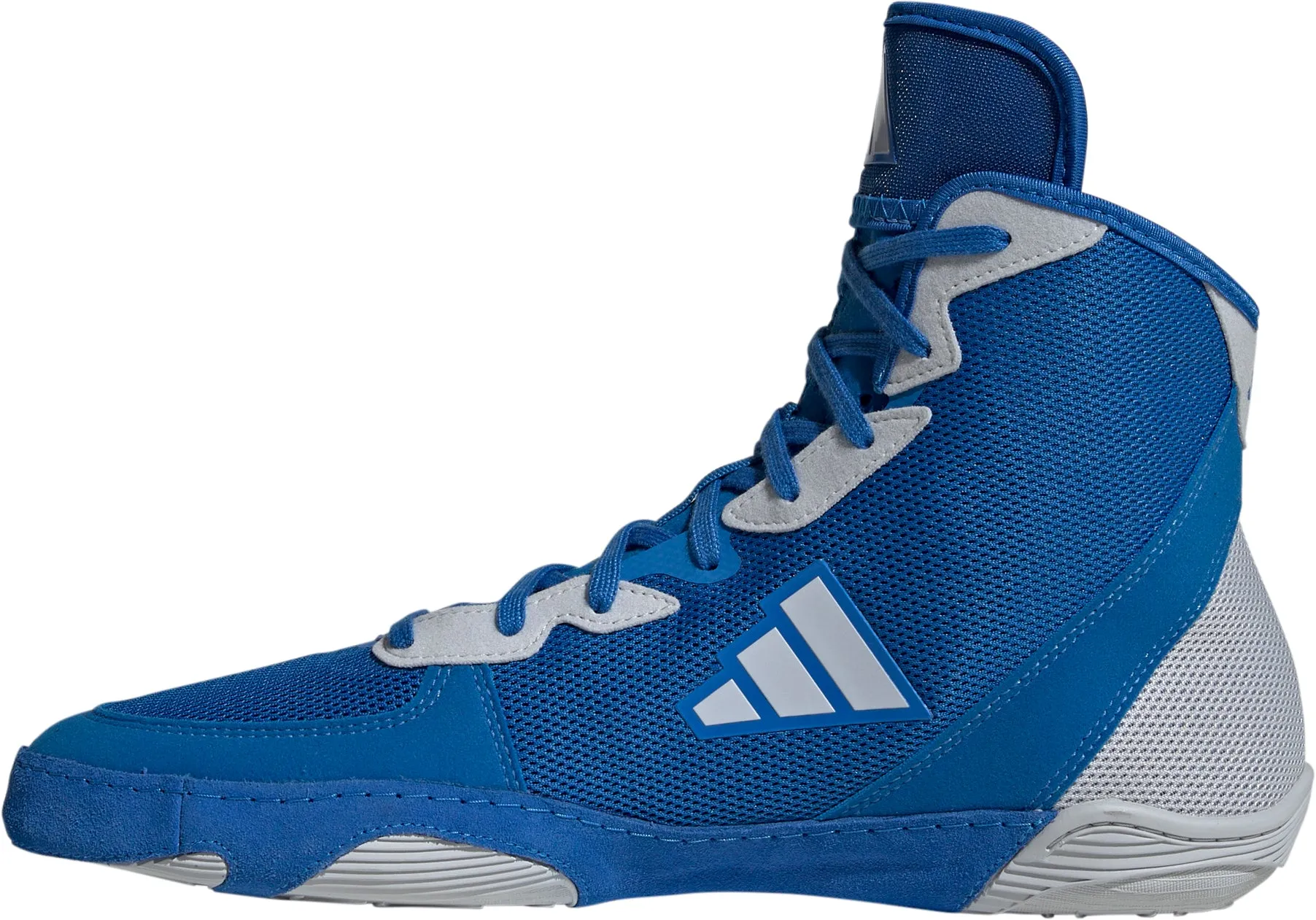 adidas Adizero Wrestling Mens Wrestling Shoes - Blue Flex Groove Engineering Outdoor Flex