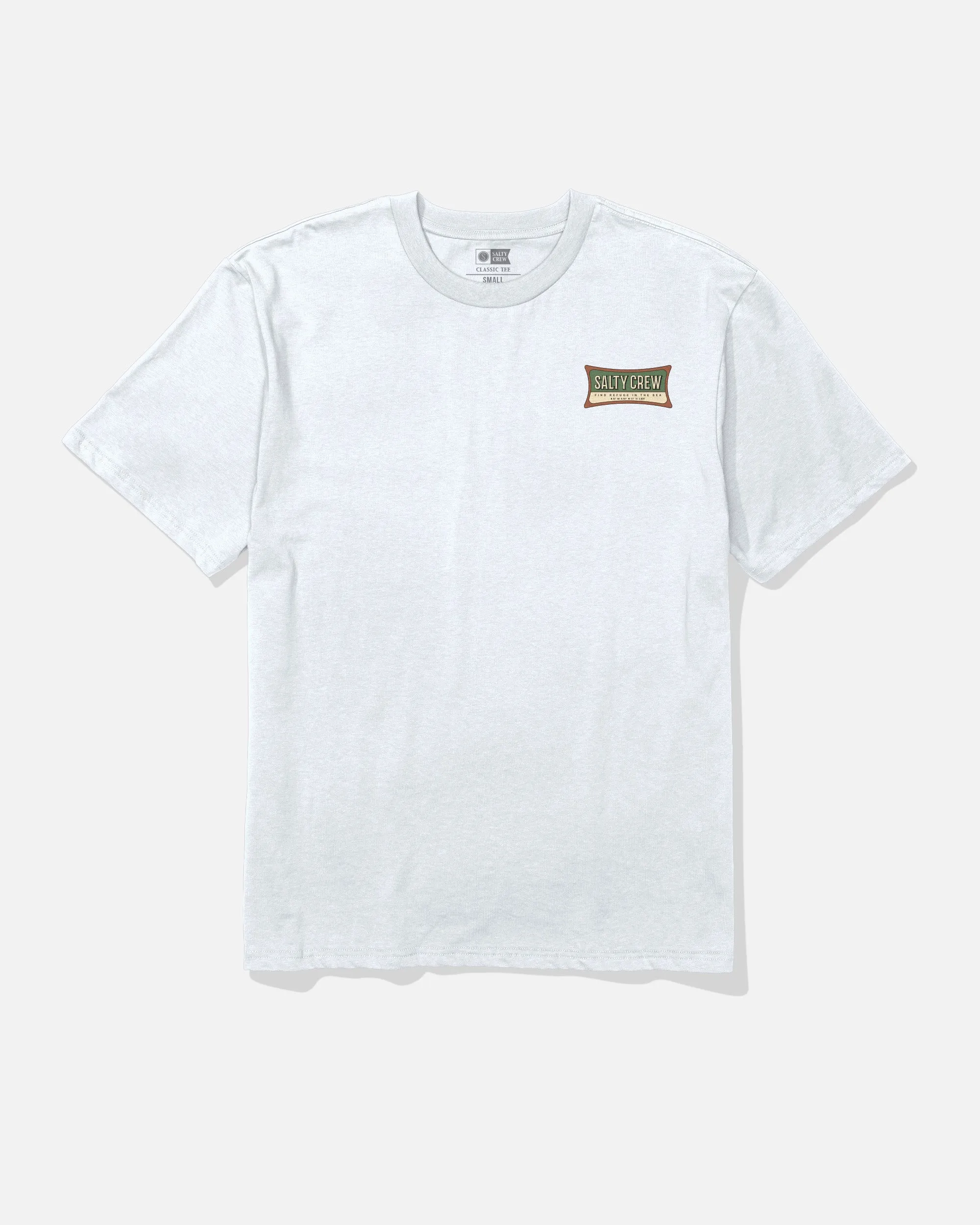 Anti Static Finish Minimalist Design Essential Classic Tee - White