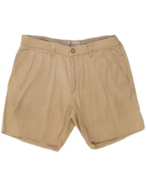Comfy Layers Athletic Fit CHAMPION Mens Chino Shorts IT 50 Large W34 Beige Cotton