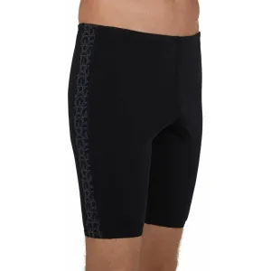 Dynamic Tension Control Speedo Boomstar Splice Mens Swim Jammer Shorts - Black