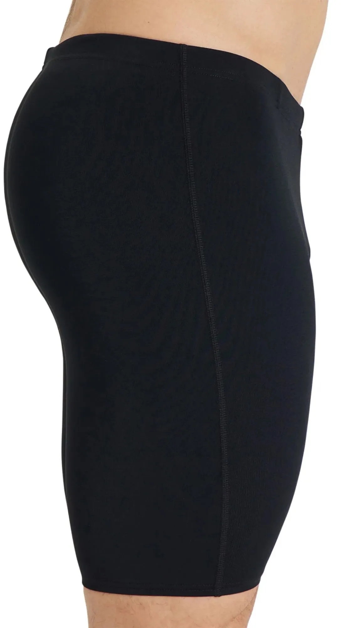 Temperature Regulating Fabric Arena Team Mens Swim Jammer Shorts - Black