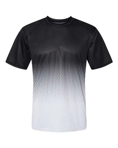 Badger 4220 Hex 2.0 T-Shirt Stone Wash Process Easy Care